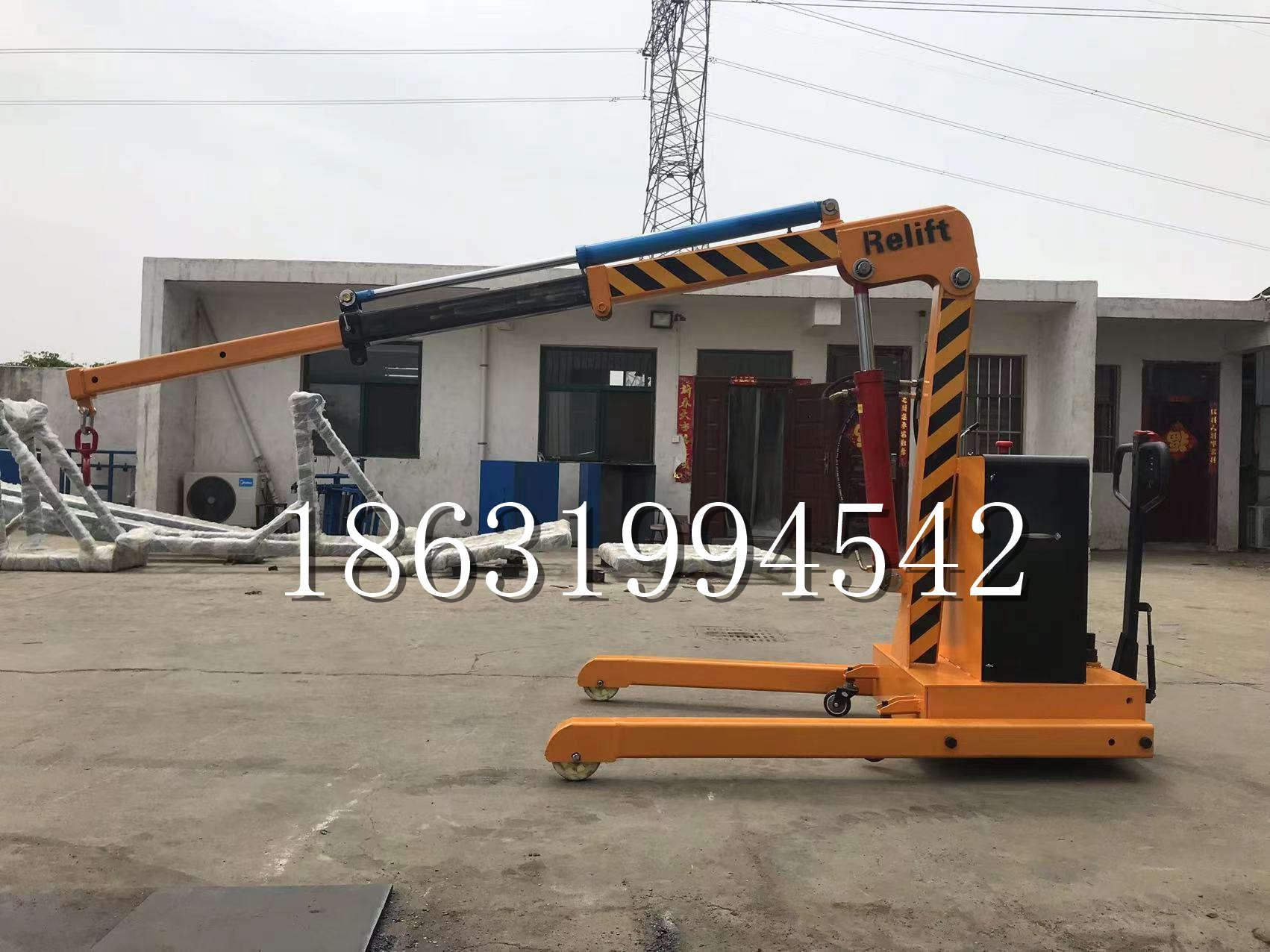 青河县久征定做3吨三轮随车吊 农用园林绿化移树吊 平板工程用小吊机