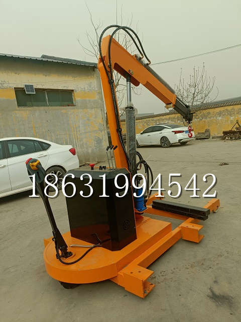 青河县自卸车厢随车吊 自制轮式四不像起重机 四驱平板吊 5吨 贵盛